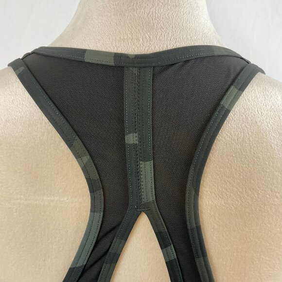 Athleta Contender Sports Bra L Olive Green Camo - Picture 8 of 10